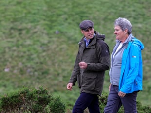 Prince William pays a trip to Wistman's Wood