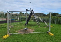 Wembury park-A frame climber out of action