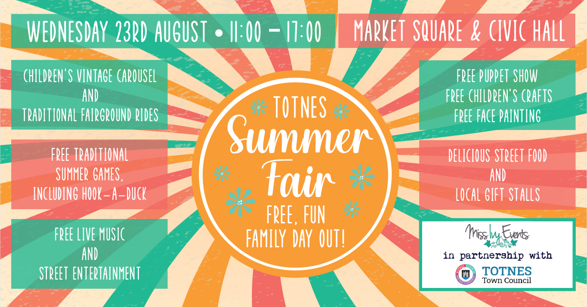 Totnes to host of family fun with glorious Summer Fair