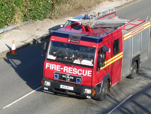 14 fire crews fighting Drewsteignton thatch fire
