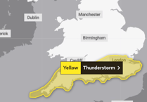 Met Office issues thunderstorm warning for Devon 