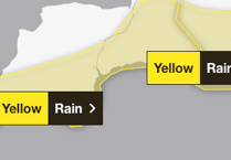 Yellow weather warning issued for south Devon