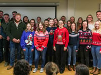 Devon YFC sing for the Archbishop of Canterbury and Kaleb Cooper