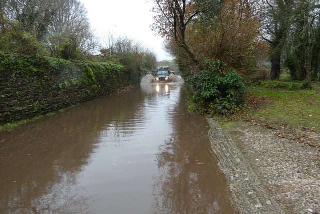 Recent floods in Littlehempston