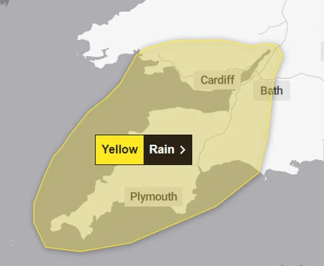 Yellow weather warning in place for Thursday