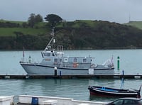Survey vessel visits Salcombe