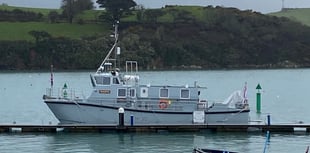 Survey vessel visits Salcombe