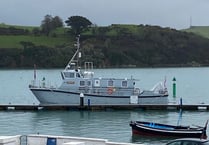 Survey vessel visits Salcombe