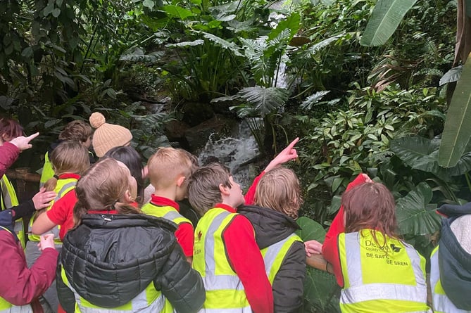 St John's students at the Eden Project