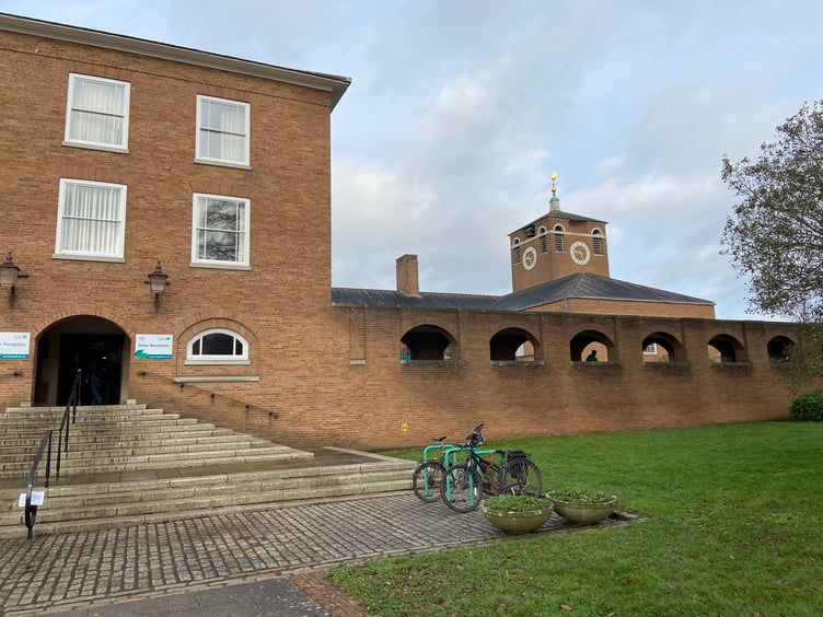 Devon County Council says it will have a £163m deficit in its spending needs budget by the end of the financial year