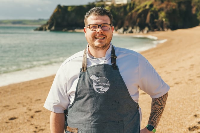 New Blackpool Sands Head Chef Sam Evans