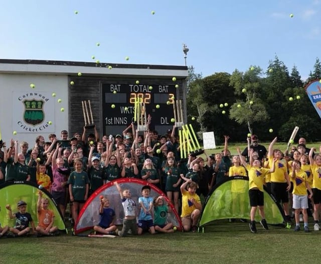 Seized criminal funds help children's cricket club