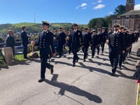 Photos from the Britannia Royal Naval College Passing Out Parade day