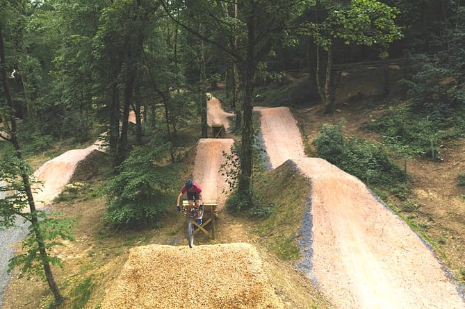 The Kingsbridge Skatepark association posted a photo on its Facebook page of what the mountain bike park could look like
