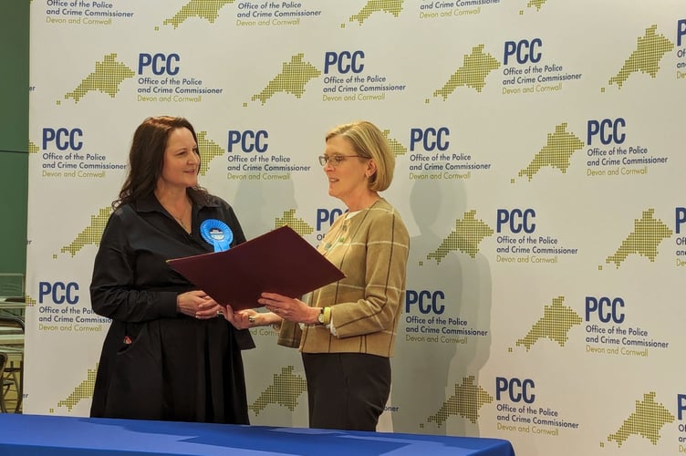 Alison Hernandez at PCC election count