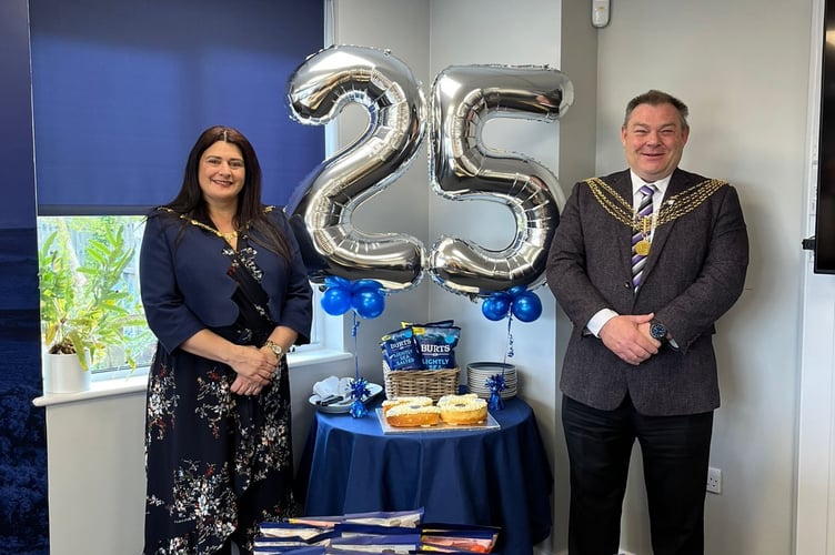 Mayor and  Mayoress of Plymouth Cllr Mark Shayer and Samantha Shayer