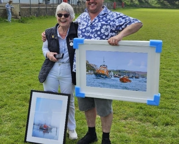 Sam Viles and Jeanne Stevens - Salcombe RNLI 
