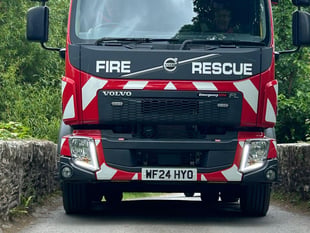 New fire appliance tackles first blaze 