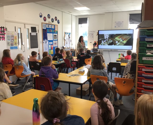 Local author inspires primary school pupils 