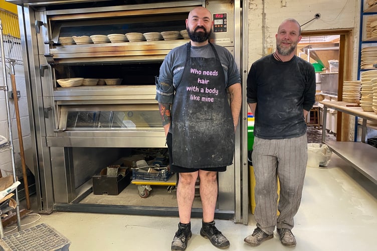 Owner Zhivomir Vangelov and baker Daniel Schemmer