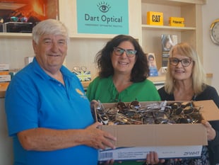 Rotary club receives hundreds of specs to help people in poverty