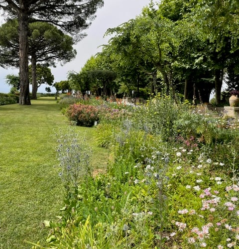 The long border at Villa Cimbrone - Mike Hitch