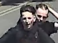 Police seek the publics help to find motorbike duo