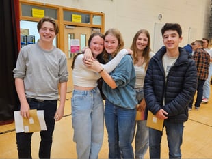 Kingsbridge Community College celebrate GCSE results day