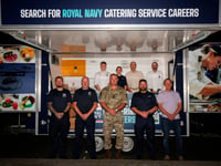 Royal Navy caterers help homeless people in Plymouth