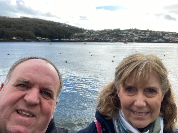 Reporter Richard Harding and his partner Bev in Fowey