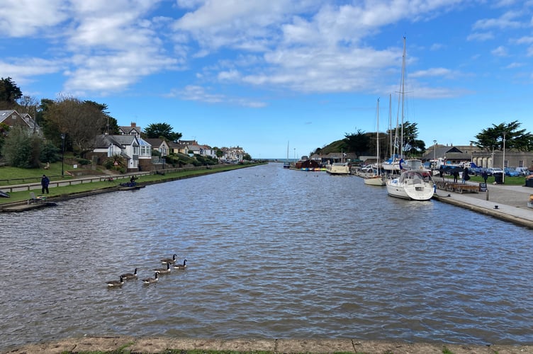 Bude Canal built in the 18th century
