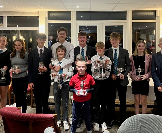 Thurlestone GC celebrate their promising juniors