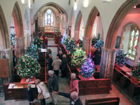 Christmas Tree Festival in Stoke Fleming