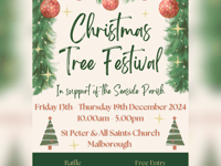 Malborough church hosts magical Christmas tree festival