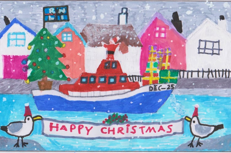The winning Design by Alexandria Tucker, aged 8, of Stoke Fleming Primary School