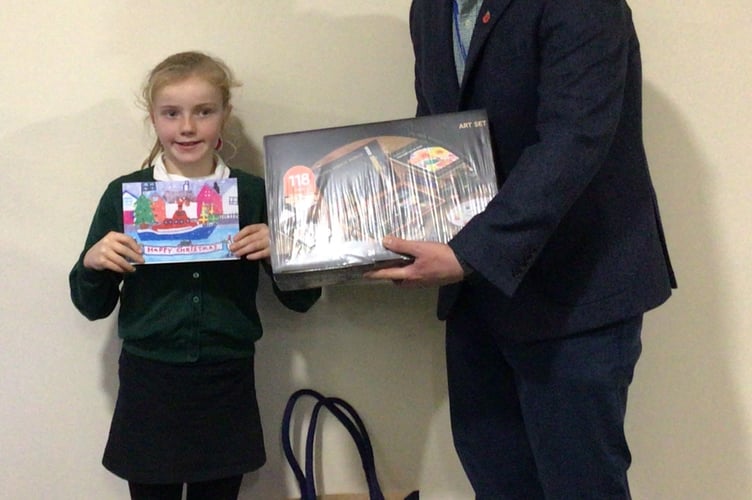 Alexandria Tucker, aged 8, of Stoke Fleming Primary School