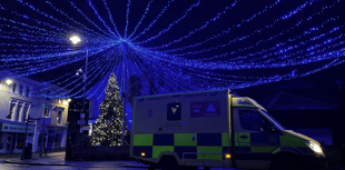 Ambulance service calls for festive caution