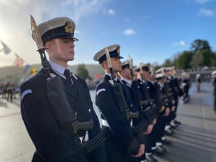 Royal Navy’s newest officers on parade in Dartmouth  