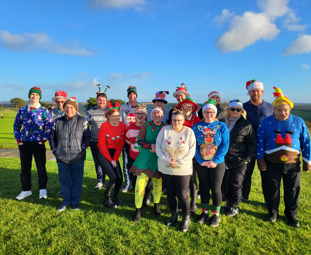 Team Bigbury celebrates with annual clash