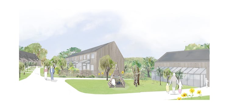 TH Eco homes Artists impression