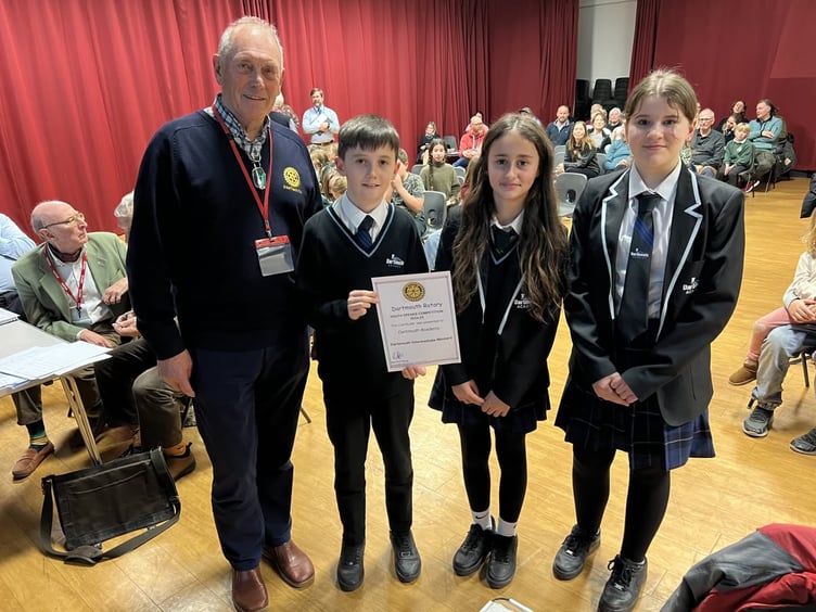 Some of the winners of the Dartmouth Rotary Youth Speaks Competition