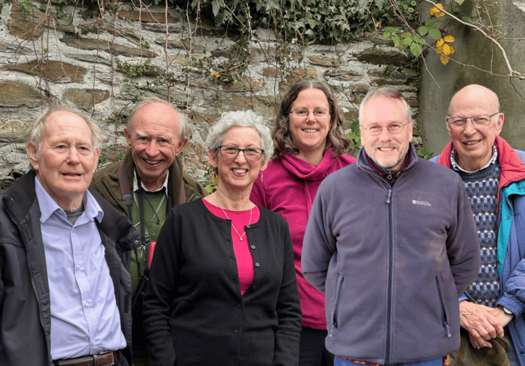 Nature Diary Team from left to right Geoff, Gordon, Fiona, Alice, Nigel and Mike - Alice Henderson