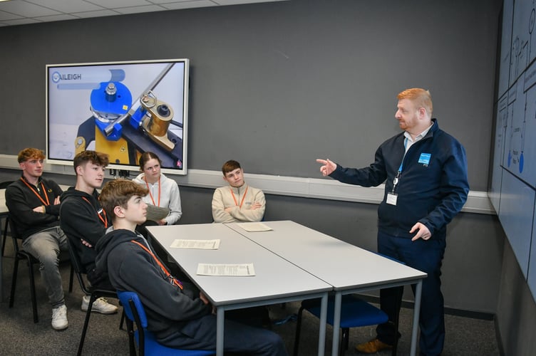 City College Plymouth’s state-of-the-art immersive classroom. Picture: City College Plymouth
