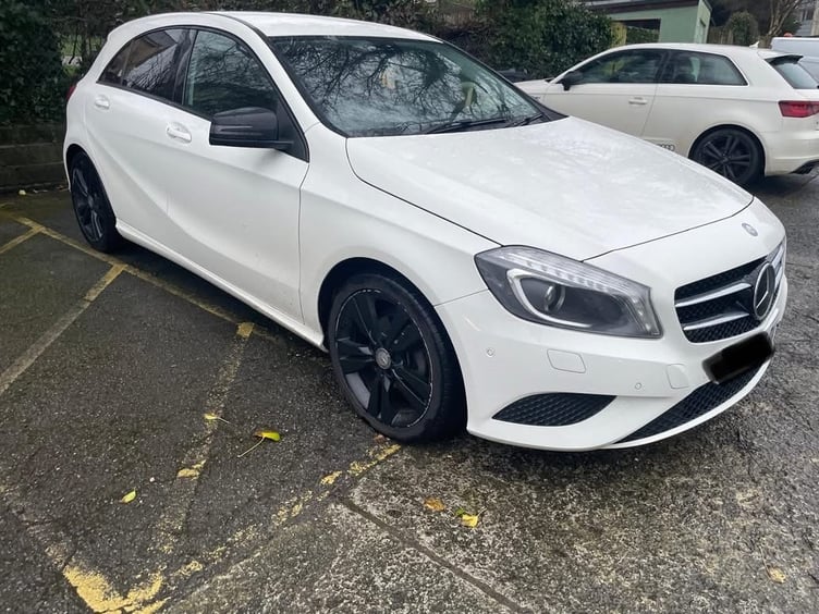 The Mercedes vehicle that was seized was also untaxed