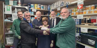 Lions Club steps up to support foodbank appeal