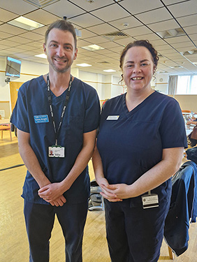 Major Trauma Advanced Clinical Practitioners Chris Knight and Catie Crisp