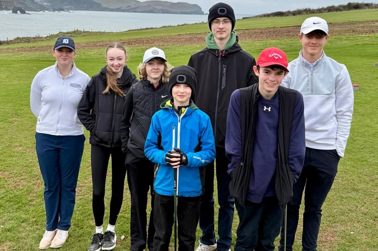 Thurlestone juniors in March Stableford
