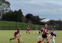 Lisa at the double for Kingsbridge & Salcombe Hockey Club 2s
