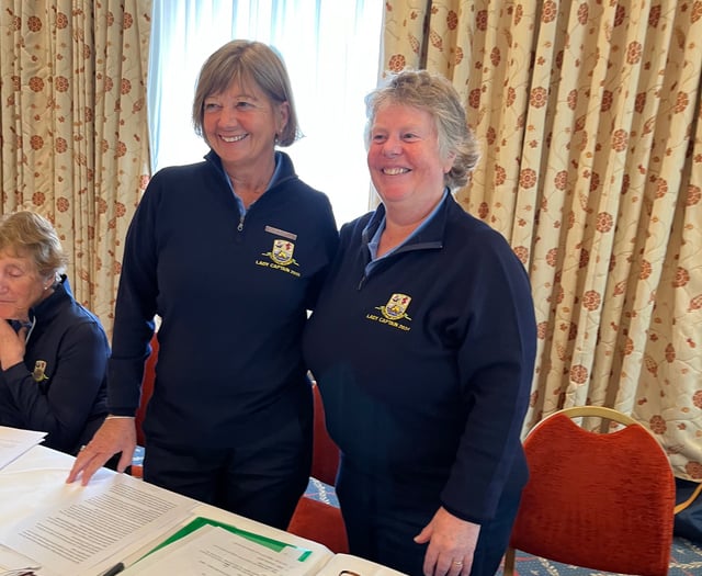 Changing of the captaincy guard at Thurlestone