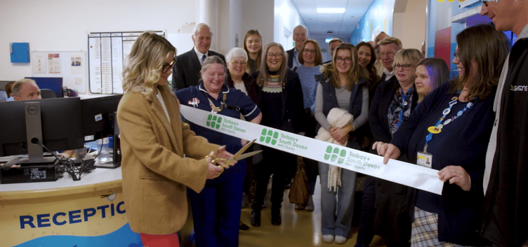 The official unveiling of the newly decorated ward